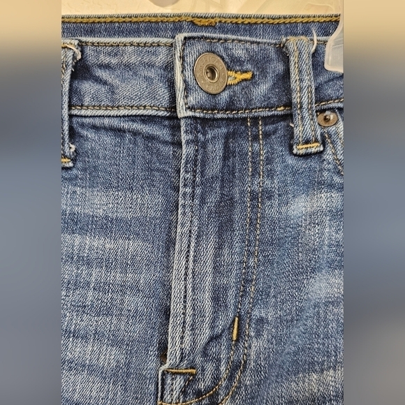 American Eagle Jeans Next level Stretch Distressed Denim High waist shorts 28 - Picture 5 of 12